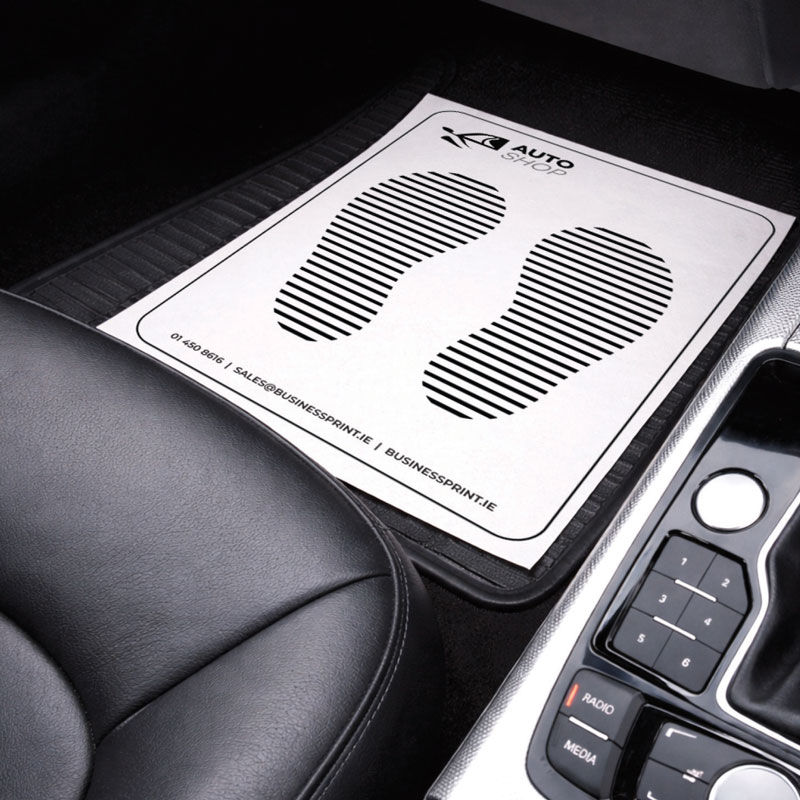 Disposable Paper Floor Mats for Cars