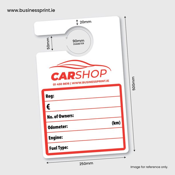 Car Sales Mirror Hanger