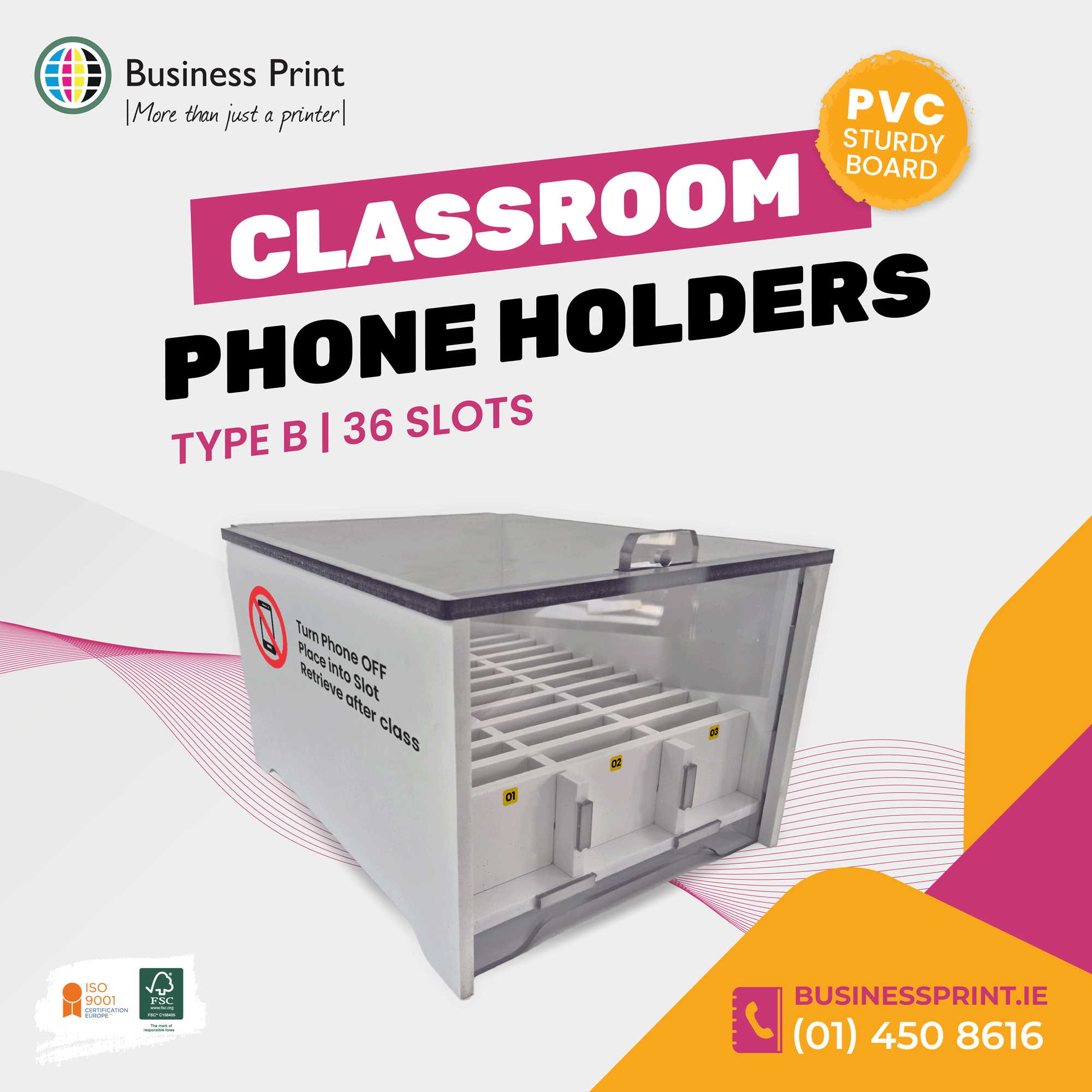 Classroom Phone Holders - Type B