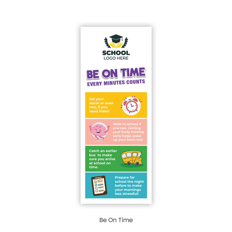 School Attendance Roll-Up Banners