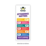 School Attendance Roll-Up Banners