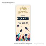 School Graduation Roll-Up Banners