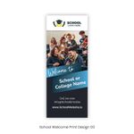 School Welcome Roll-Up Banners