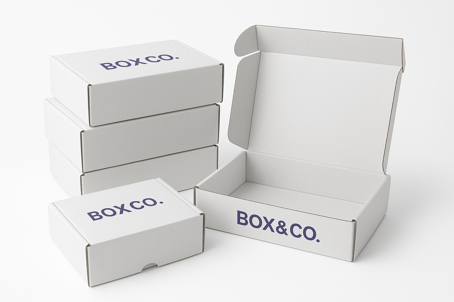 Plain White With Branding