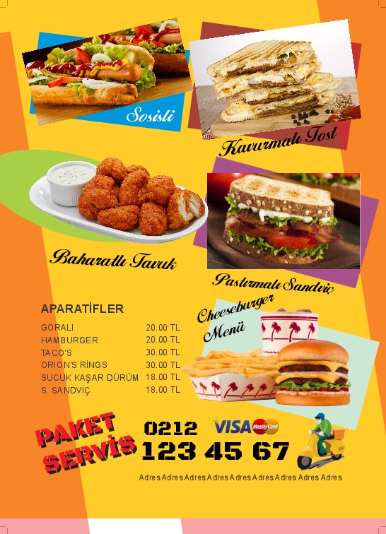 A5 - Ön, Arka - Restaurant