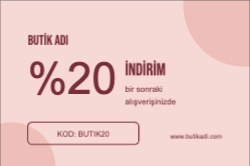 Butik İndirim Kartı