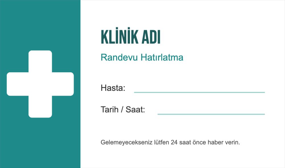 Klinik Randevu Kartı