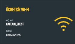 Kafe Wi-Fi Kartı