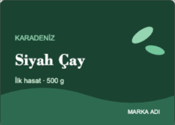 Çay Paketi Etiketi