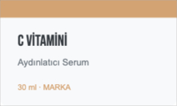 Serum Şişe Etiketi