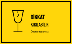 Kırılabilir Kargo Etiketi
