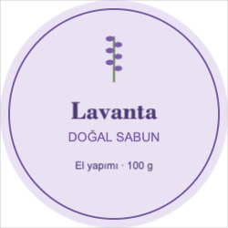 Lavanta Sabun Etiketi