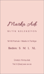 Butik Marka Etiketi