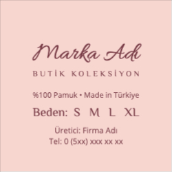 Butik Marka Etiketi