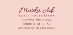 Butik Marka Etiketi