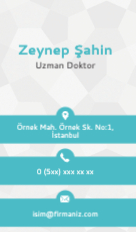 Kartvizit - Sağlık 1 &Ouml;n