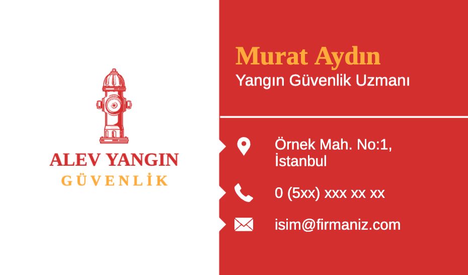 Kartvizit - Yangın Güvenlik 1