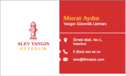 Kartvizit - Yangın Güvenlik 1
