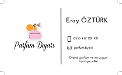 Parfümcü Kartvizit Tasarımı