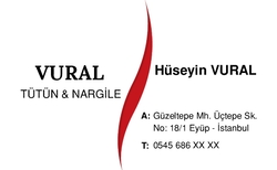 Tütün - Nargile Kartvizit Tasarımı