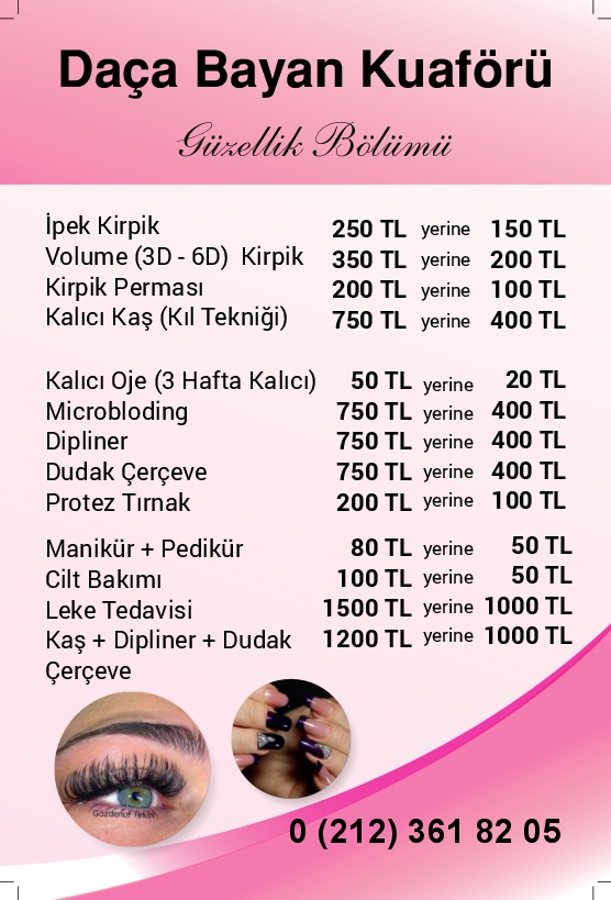 Kuaför Broşür Tasarımı