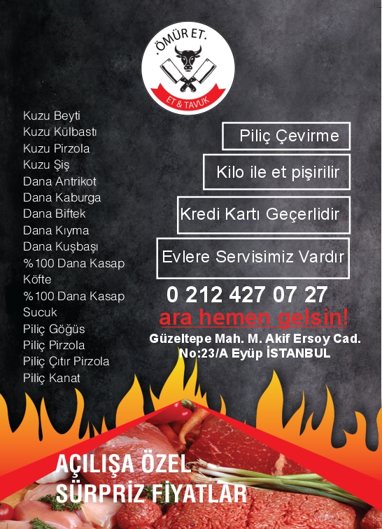 A5 - Tek yönlü - Kasap Broşür