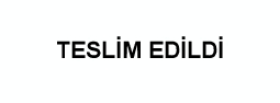 Teslim Edildi Kaşesi