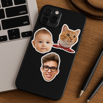 Custom Cut Photo Sticker