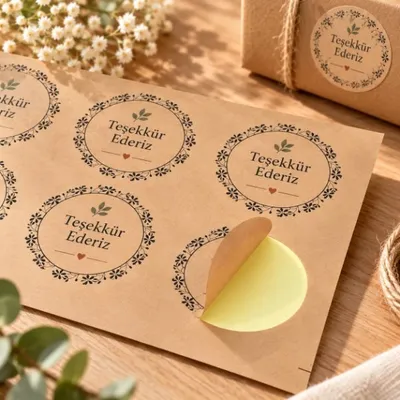 Kraft Paper Sticker / Label
