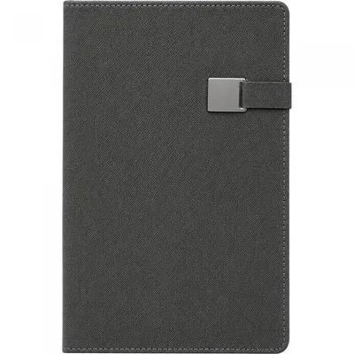 Metal Clasp Undated Notebook 13x21 - 224 Pages