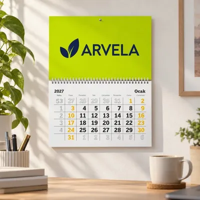 2027 Gemici Takvimi - Tek Spiralli