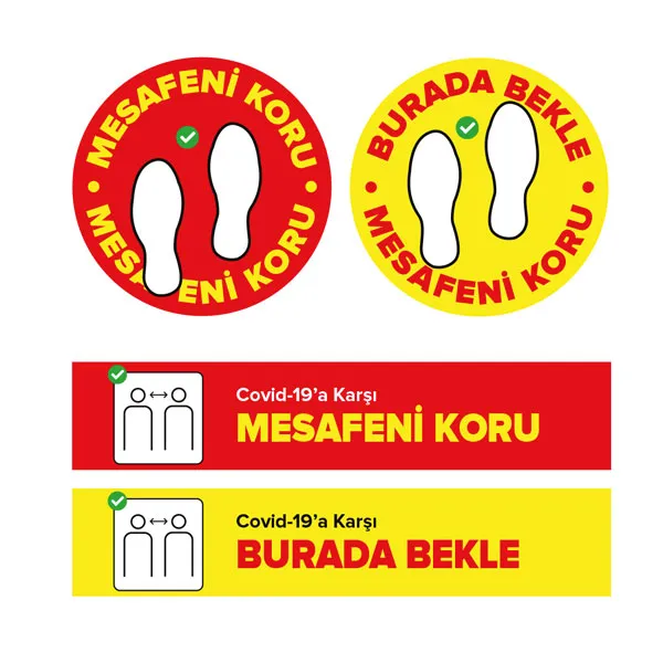 Social Distancing Floor Sticker 2