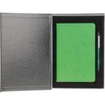 Deri Kutulu Defter ve Kalem Seti 13x21
