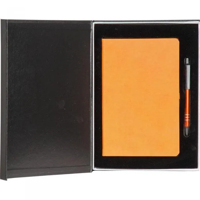 Deri Kutulu Defter ve Kalem Seti 13x21