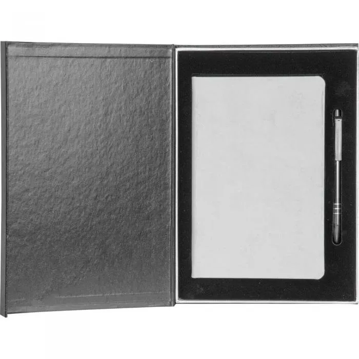 Deri Kutulu Defter ve Kalem Seti 13x21