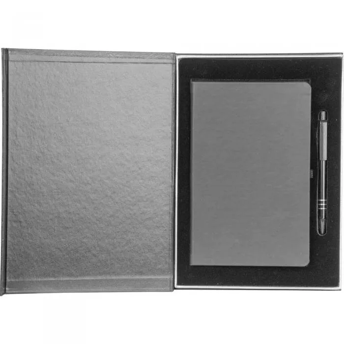 Deri Kutulu Defter ve Kalem Seti 13x21