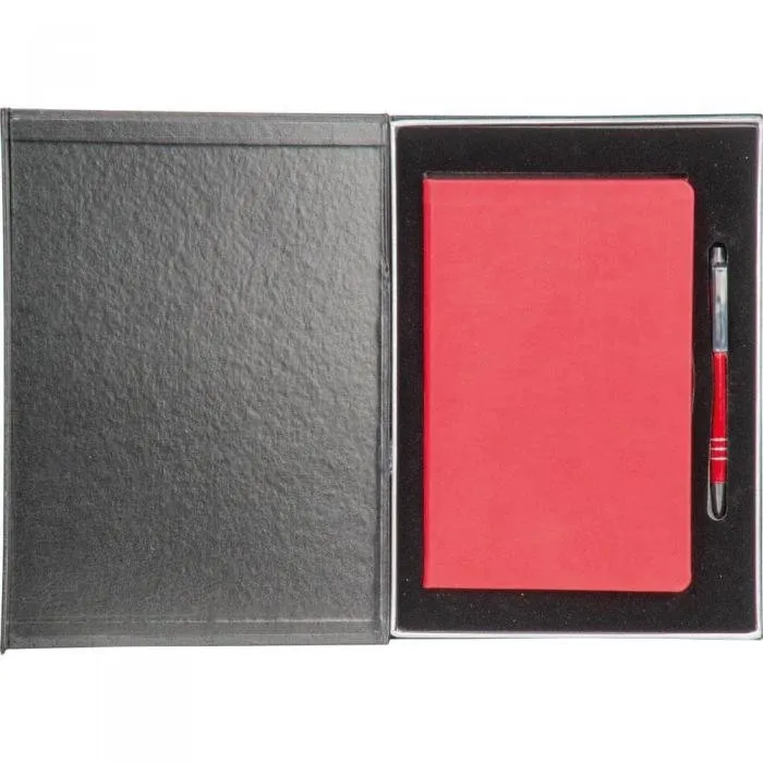 Deri Kutulu Defter ve Kalem Seti 13x21