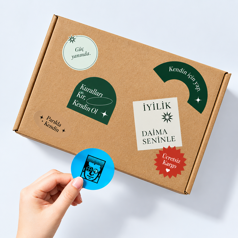 Etiket, sticker baskı