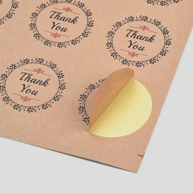 Kraft Kağıt Sticker / Etiket 2