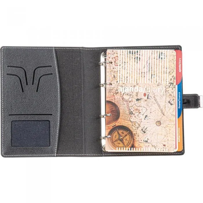 Metal Tokalı Organizer Ajanda 18x23