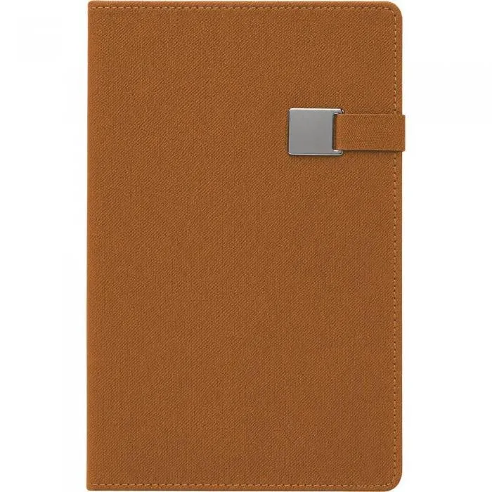 Metal Tokalı Tarihsiz Defter 13x21 - 224 Sayfa