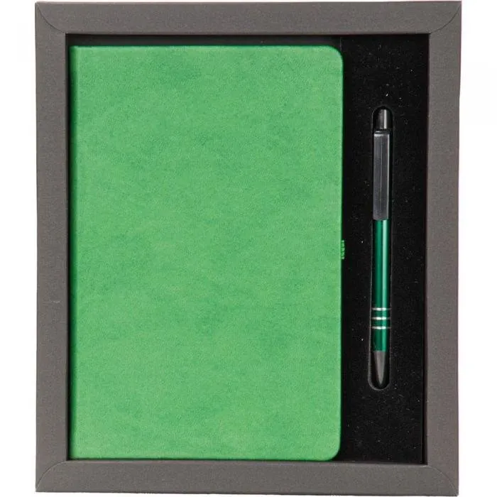 Termo Deri Defter ve Metal Kalem Seti