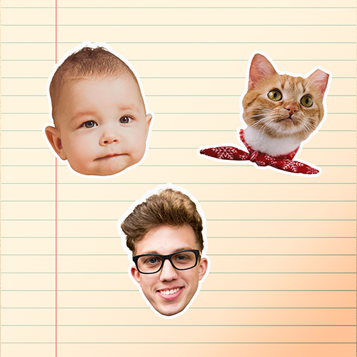 Fotoğrafından Özel Kesim Sticker