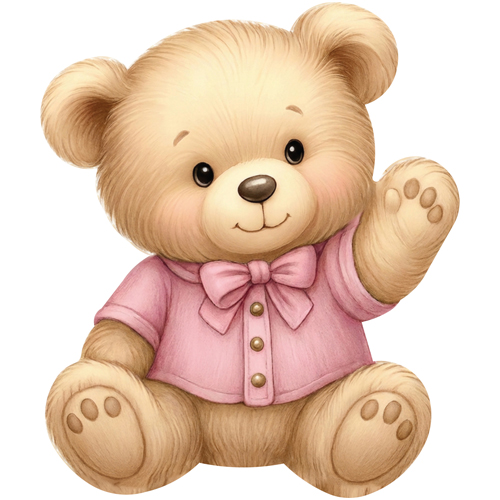 Pembe Gömlekli Ayıcık Takımı