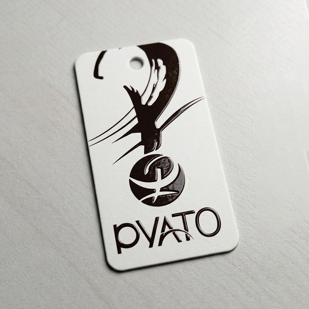 Kabartma Laklı Ürün Etiketi 2