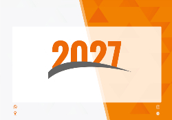 2027 Piramit Masaüstü Takvim Tasarımı