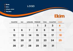 2026 Masaüstü Takvim Tasarımı