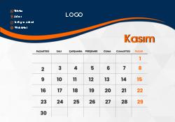 2026 Masaüstü Takvim Tasarımı