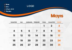 2026 Masaüstü Takvim Tasarımı