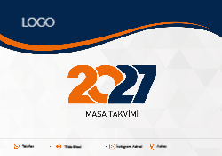 2027 Masaüstü Takvim Tasarımı